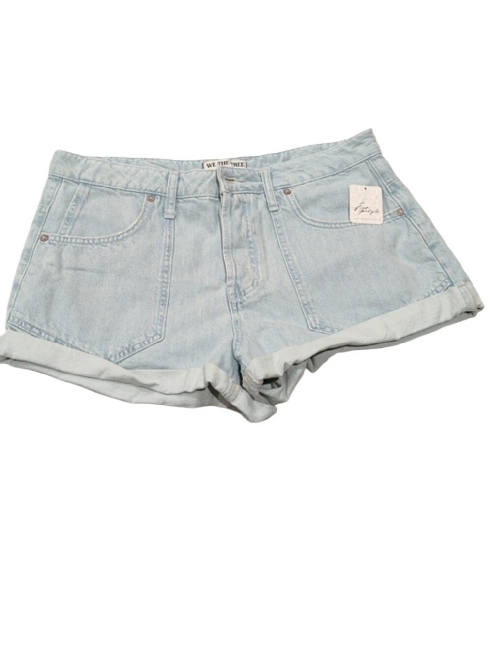 NWT Free People Beginners Luck Low Rise Slouch Short size 31 - Picture 4 of 8
